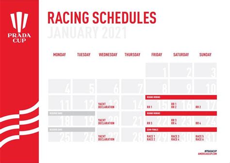 prada cup 2021 dates|prada cup racing schedule.